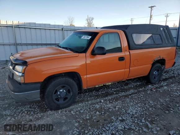 2003 Chevrolet Silverado 1500 with VIN 1GCEC14V23Z232947, listed as a Copart auction lot 76527364 with Not Provided miles and Non Repairable. Bid and sale history available at DreamBid. Image 1.