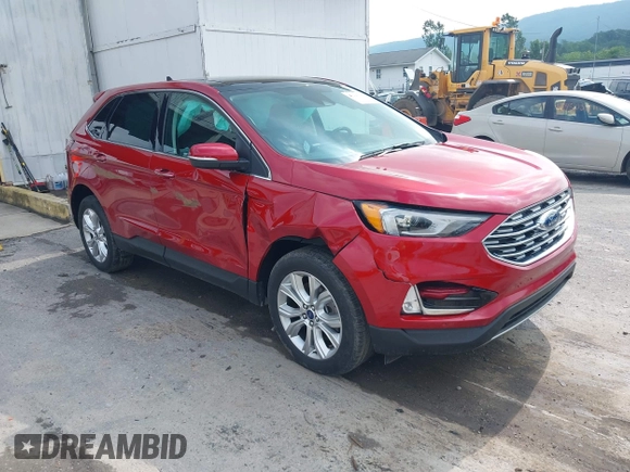 2022 Ford Edge Titanium with VIN 2FMPK4K94NBA43561, listed as a IAAI auction lot 42445617 with 44,029 mi miles and . Bid and sale history available at DreamBid. Image 1.