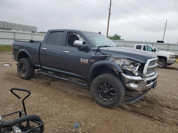 2018 Ram 2500 Laramie with VIN 3C6UR5FJ5JG106128, listed as a Copart auction lot 66395434 with 88,666 mi miles and Salvage Title. Bid and sale history available at carsss.com. Image 4.