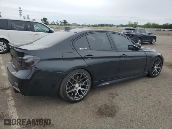 2014 BMW 3 Series 335i xDrive with VIN WBA3B9C55EF588272, listed as a Copart auction lot 58565145 with 88,085 mi miles and Salvage title. Bid and sale history available at DreamBid. Image 3.