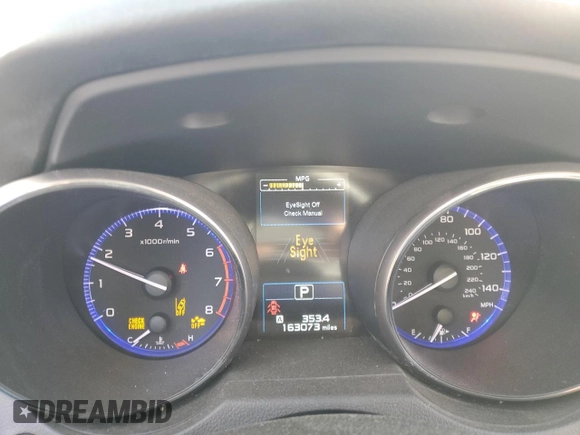 2017 Subaru Legacy Premium with VIN 4S3BNAF6XH3036266, listed as a Copart auction lot 46363055 with 163,073 mi miles and Salvage Title. Bid and sale history available at DreamBid. Image 9.