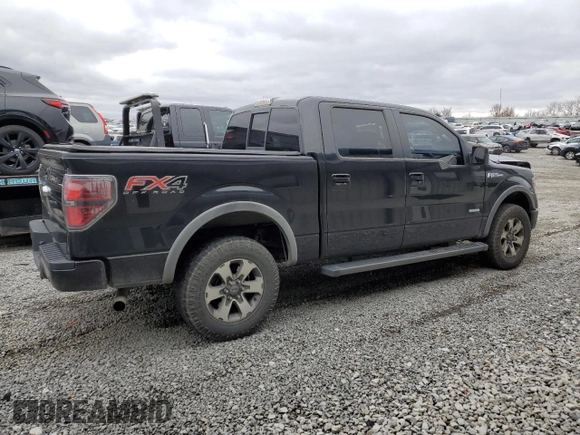 2014 Ford F-150 XL with VIN 1FTFW1ET9EKG56016, listed as a Copart auction lot 48050285 with 102,062 mi miles and Salvage Title. Bid and sale history available at carsss.com. Image 3.