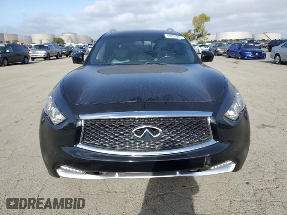 2017 Infiniti QX70 z VIN JN8CS1MW7HM411691, wystawiony jako Copart lot #54204065 z przebiegiem 105 885 mil mil oraz Szkoda całkowita • Salvage title. Historia ofert i sprzedaży dostępna na DreamBid. Obrazek 5.