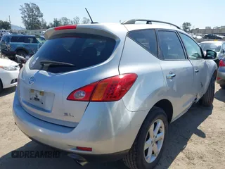 2009 Nissan Murano SL with VIN JN8AZ18U19W023082, listed as a IAAI auction lot 41847562 with 147,780 mi miles and . Bid and sale history available at DreamBid. Image 4.