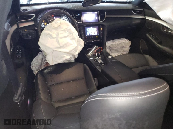 2021 Infiniti QX50 Luxe with VIN 3PCAJ5BA6MF123328, listed as a Copart auction lot 88411535 with 34,162 mi miles and Salvage title. Bid and sale history available at DreamBid. Image 8.