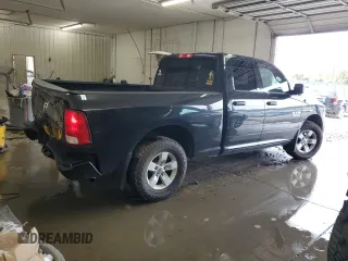 2018 Ram 1500 Express with VIN 1C6RR7FG7JS199331, listed as a Copart auction lot 52584775 with 117,383 mi miles and Salvage Title. Bid and sale history available at carsss.com. Image 3.