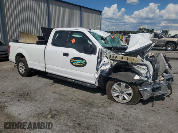 2020 Ford F-150 XL with VIN 1FTEX1CP7LKF32838, listed as a Copart auction lot 60118265 with Not provided miles and Non repairable. Bid and sale history available at DreamBid. Image 4.