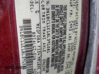 2008 Nissan Versa S z VIN 3N1BC11E18L391581, wystawiony jako Copart lot #56108515 z przebiegiem 172 996 mil mil oraz Szkoda całkowita • Salvage title. Historia ofert i sprzedaży dostępna na DreamBid. Obrazek 12.