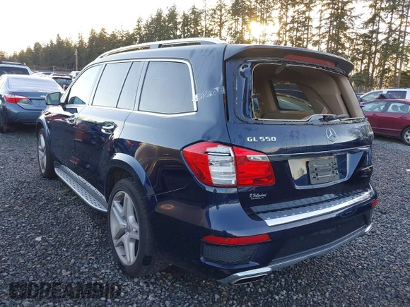 2016 Mercedes-Benz GL with VIN 4JGDF7DE2GA661379, listed as a IAAI auction lot 41059705 with 60,558 mi miles. Bid and sale history available at carsss.com. Image 3.