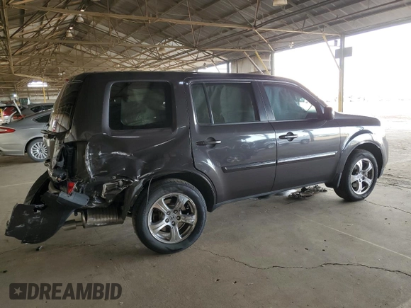 2012 Honda Pilot EX-L with VIN 5FNYF3H59CB032843, listed as a Copart auction lot 51201795 with 129,714 mi miles and Salvage Title. Bid and sale history available at DreamBid. Image 3.