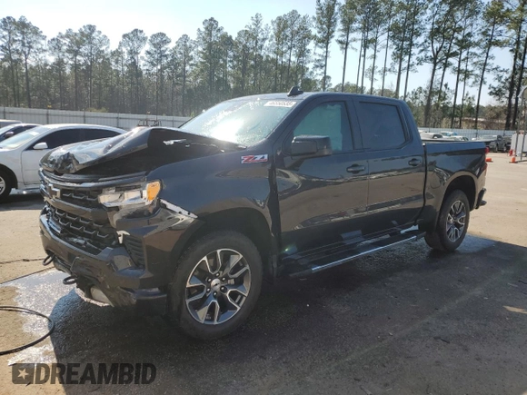 2023 Chevrolet Silverado 1500 RST with VIN 1GCUDEE8XPZ126146, listed as a Copart auction lot 46550535 with 46,492 mi miles and Salvage Title. Bid and sale history available at DreamBid. Image 1.