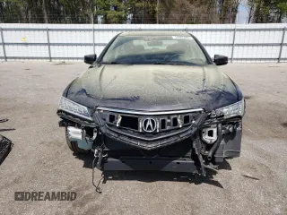 2015 Acura TLX V6 Tech with VIN 19UUB3F59FA001703, listed as a Copart auction lot 50845885 with 106,652 mi miles and Salvage Title. Bid and sale history available at carsss.com. Image 5.