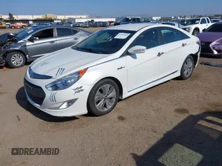 2013 Hyundai Sonata with VIN KMHEC4A49DA079878, listed as a IAAI auction lot 42153088 with 112,271 mi miles and . Bid and sale history available at carsss.com. Image 2.
