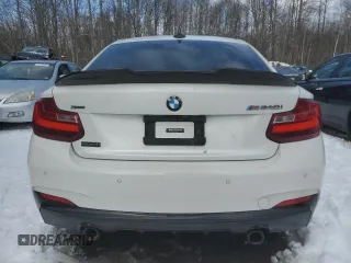 2017 BMW 2 Series M240i xDrive with VIN WBA2G3C51HV640971, listed as a Copart auction lot 43590235 with 84,600 mi miles and Salvage Title. Bid and sale history available at carsss.com. Image 6.