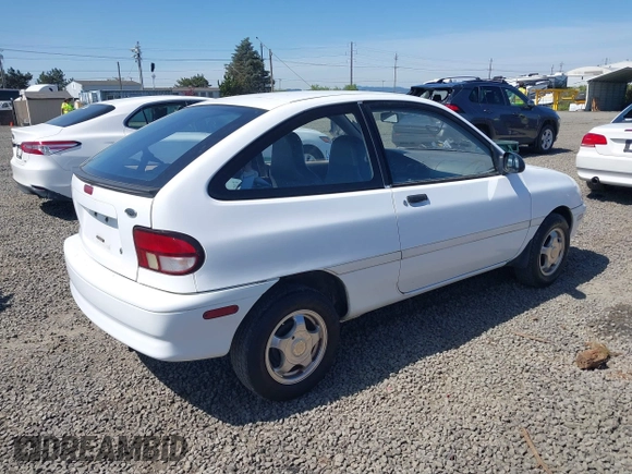 1995 Ford Aspire with VIN KNJLT05H4S6151892, listed as a IAAI auction lot 42023883 with 221,899 mi miles and . Bid and sale history available at DreamBid. Image 4.