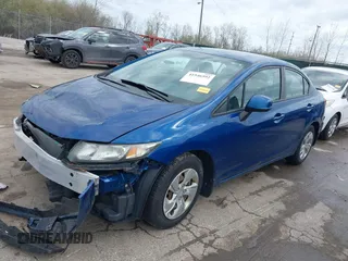 2013 Honda Civic LX with VIN 2HGFB2F57DH592390, listed as a IAAI auction lot 41946592 with 157,314 mi miles and . Bid and sale history available at DreamBid. Image 18.