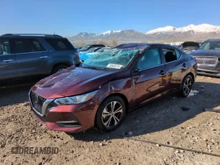 2023 Nissan Sentra SV with VIN 3N1AB8CV1PY228080, listed as a Copart auction lot 50609275 with 17,505 mi miles and Salvage Title. Bid and sale history available at DreamBid. Image 1.
