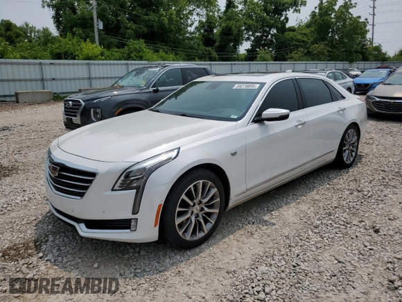2017 Cadillac CT6 Premium Luxury AWD with VIN 1G6KF5RS4HU140696, listed as a Copart auction lot 59278895 with 131,703 mi miles and Salvage title. Bid and sale history available at DreamBid. Image 1.