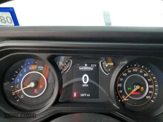 2024 Jeep Wrangler Sport with VIN 1C4PJXDG1RW349674, listed as a Copart auction lot 44331845 with 2,677 mi miles and Salvage Title. Bid and sale history available at carsss.com. Image 9.