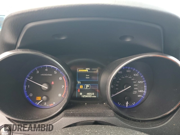 2017 Subaru Outback Premium with VIN 4S4BSACC2H3422422, listed as a Copart auction lot 61351865 with 125,693 mi miles and Salvage title. Bid and sale history available at DreamBid. Image 9.
