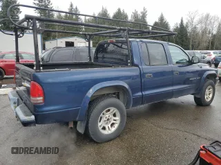 2002 Dodge Dakota Sport with VIN 1B7HG38N72S720953, listed as a Copart auction lot 43484255 with 0 mi miles and Clean Title. Bid and sale history available at carsss.com. Image 3.