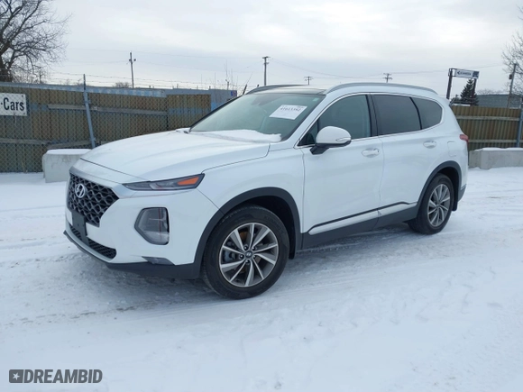 2020 Hyundai Santa Fe SEL with VIN 5NMS33AD7LH289661, listed as a IAAI auction lot 41613392 with 22,115 mi miles. Bid and sale history available at carsss.com. Image 21.