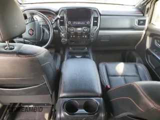 2021 Nissan Titan Pro-4X с VIN 1N6AA1ED2MN533749, выставлен на аукционе Copart как лот 54659655 с пробегом Не указан миль и Списание • Salvage title. История ставок и продаж доступна на DreamBid. Изображение 8.