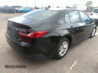 2025 Toyota Camry LE with VIN 4T1DAACK0SU509160, listed as a IAAI auction lot 42141098 with 17,028 mi miles and . Bid and sale history available at DreamBid. Image 4.