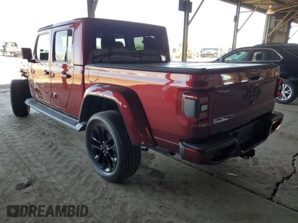 2021 Jeep Gladiator High Altitude with VIN 1C6HJTFG6ML535531, listed as a Copart auction lot 54349305 with 104,173 mi miles and Salvage title. Bid and sale history available at DreamBid. Image 2.