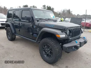 2024 Jeep Wrangler Willys z VIN 1C4RJXN68RW141872, wystawiony jako IAAI lot #41088673 z przebiegiem 20 000 mil mil oraz . Historia ofert i sprzedaży dostępna na DreamBid. Obrazek 1.