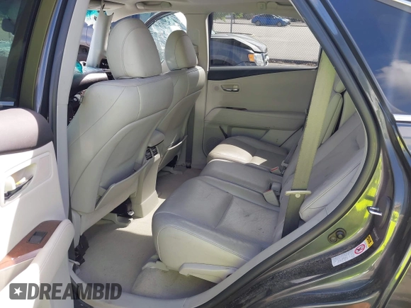 2011 Lexus RX 350 with VIN 2T2BK1BA6BC102115, listed as a IAAI auction lot 41960998 with Not Provided miles and . Bid and sale history available at DreamBid. Image 8.