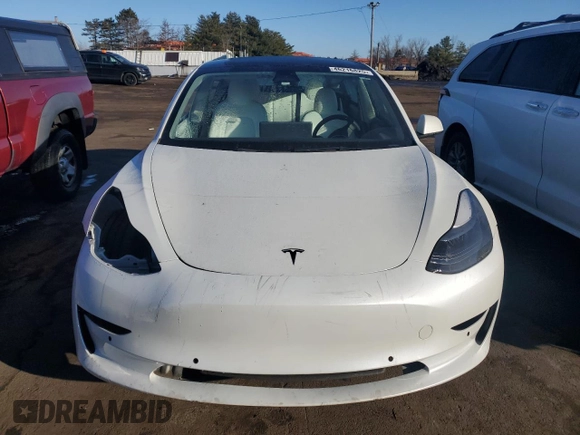 2022 Tesla Model 3 Long Range with VIN 5YJ3E1EB1NF120607, listed as a Copart auction lot 46216825 with 22,850 mi miles and Non Repairable. Bid and sale history available at carsss.com. Image 5.