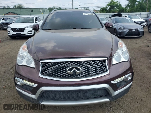 2017 Infiniti QX50 z VIN JN1BJ0RRXHM412120, wystawiony jako Copart lot #59751115 z przebiegiem 96 627 mil mil oraz Szkoda całkowita • Salvage title. Historia ofert i sprzedaży dostępna na DreamBid. Obrazek 5.