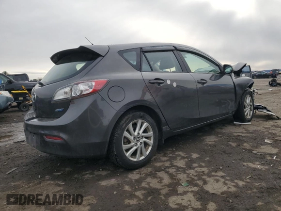 2013 Mazda 3 i Grand Touring with VIN JM1BL1MP6D1724160, listed as a Copart auction lot 46107525 with Not provided miles and Salvage title. Bid and sale history available at DreamBid. Image 3.