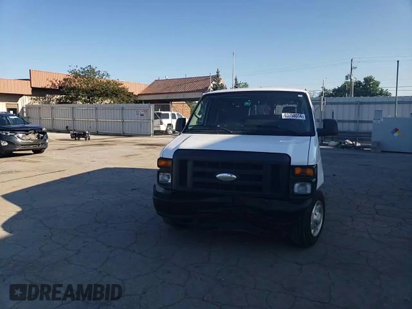 2010 Ford Econoline Passenger XL with VIN 1FMNE1BW2ADA11991, listed as a Copart auction lot 63758014 with 32,785 mi miles and Salvage Title. Bid and sale history available at DreamBid. Image 12.