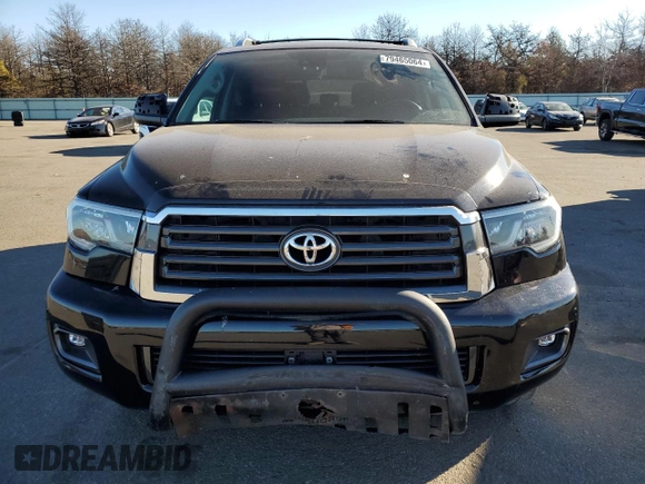 2018 Toyota Sequoia SR5 with VIN 5TDBY5G17JS160291, listed as a Copart auction lot 79465064 with 156,922 mi miles and Salvage Title. Bid and sale history available at carsss.com. Image 5.