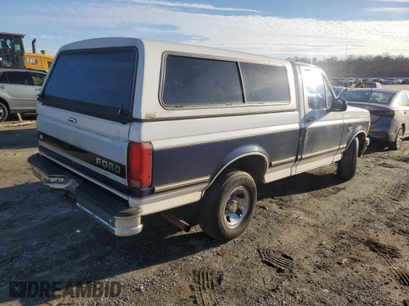 1994 Ford F-150 with VIN 1FTEF15N6RNB39628, listed as a Copart auction lot 87893835 with 275,770 mi miles and Salvage Title. Bid and sale history available at carsss.com. Image 3.