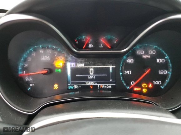 2018 Chevrolet Impala LT with VIN 2G1105SA5J9122540, listed as a Copart auction lot 87629665 with 104,322 mi miles and Salvage Title. Bid and sale history available at carsss.com. Image 9.