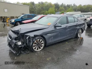 2016 BMW 5 Series 528i xDrive with VIN WBA5A7C51GG147316, listed as a Copart auction lot 55489225 with Not provided miles and Salvage title. Bid and sale history available at DreamBid. Image 1.