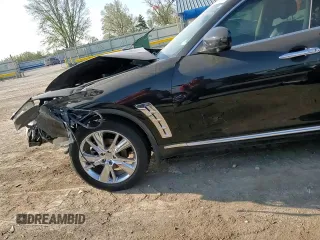 2012 Infiniti FX with VIN JN8AS1MU6CM122168, listed as a Copart auction lot 51761085 with 143,449 mi miles and Salvage title. Bid and sale history available at DreamBid. Image 12.