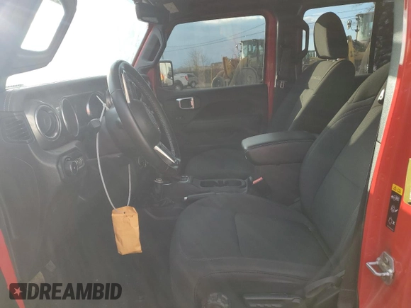 2021 Jeep Wrangler Unlimited Sahara High Altitude with VIN 1C4HJXEG9MW865180, listed as a Copart auction lot 81466964 with 72,975 mi miles and Clean title. Bid and sale history available at DreamBid. Image 7.