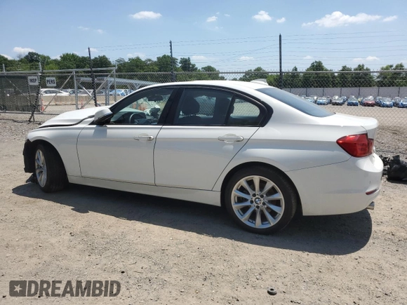 2015 BMW 3 Series 320i xDrive with VIN WBA3C3G56FNT53634, listed as a Copart auction lot 62180485 with 51,278 mi miles and Clean title. Bid and sale history available at DreamBid. Image 2.