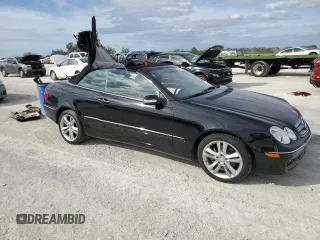 2009 Mercedes-Benz CLK 350 with VIN WDBTK56F29T104192, listed as a Copart auction lot 81130764 with Not Provided miles and Salvage Title. Bid and sale history available at DreamBid. Image 4.