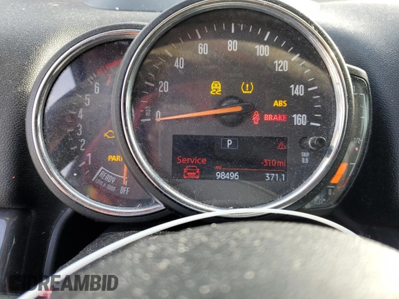 2018 MINI Countryman Cooper S with VIN WMZYT5C39J3E61682, listed as a Copart auction lot 45641125 with 98,496 mi miles and Salvage title. Bid and sale history available at DreamBid. Image 9.