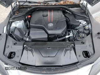 2022 Toyota GR Supra 2.0 with VIN WZ1DB2C09NW048380, listed as a Copart auction lot 87413024 with 0 mi miles and Salvage Title. Bid and sale history available at carsss.com. Image 12.