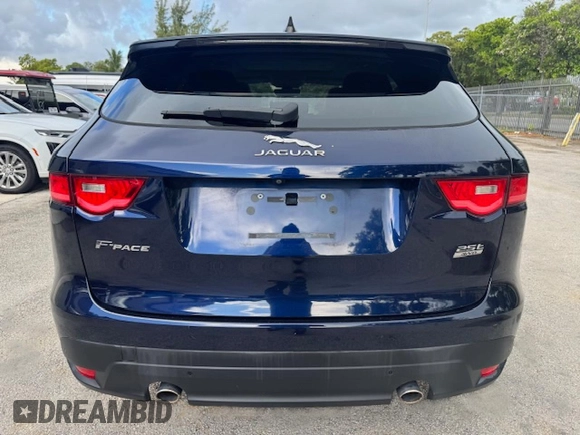 2020 Jaguar F-Pace 25t Premium with VIN SADCJ2FX8LA619250, listed as a Copart auction lot 62612285 with 44,773 mi miles and Salvage title. Bid and sale history available at DreamBid. Image 6.