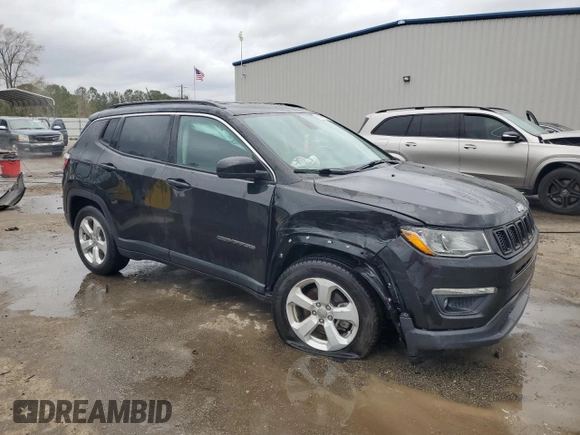2019 Jeep Compass Altitude with VIN 3C4NJCBB8KT772853, listed as a Copart auction lot 87075124 with 91,746 mi miles and Salvage Title. Bid and sale history available at carsss.com. Image 4.