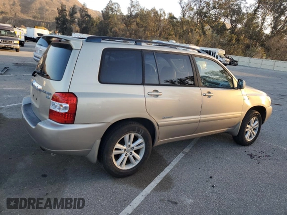 2007 Toyota Highlander Hybrid with VIN JTEGW21A670021425, listed as a Copart auction lot 87528335 with 146,984 mi miles and Salvage Title. Bid and sale history available at carsss.com. Image 3.