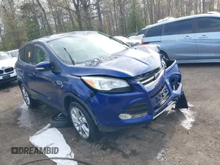 2013 Ford Escape SEL with VIN 1FMCU0HX1DUD56454, listed as a IAAI auction lot 41994352 with 105,974 mi miles. Bid and sale history available at carsss.com. Image 1.