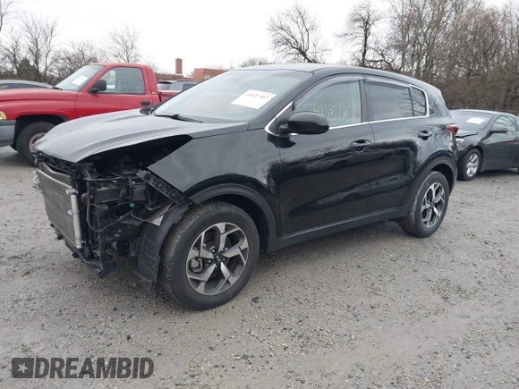 2020 Kia Sportage LX with VIN KNDPM3AC2L7784884, listed as a IAAI auction lot 41037307 with 46,030 mi miles and . Bid and sale history available at DreamBid. Image 22.